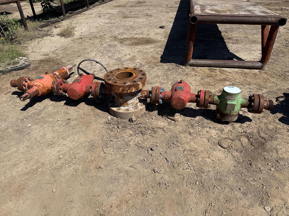 Used 7-1/16” 10M MUD CROSS W/ (4) 2-1/16” 10K WP GATE VALVES