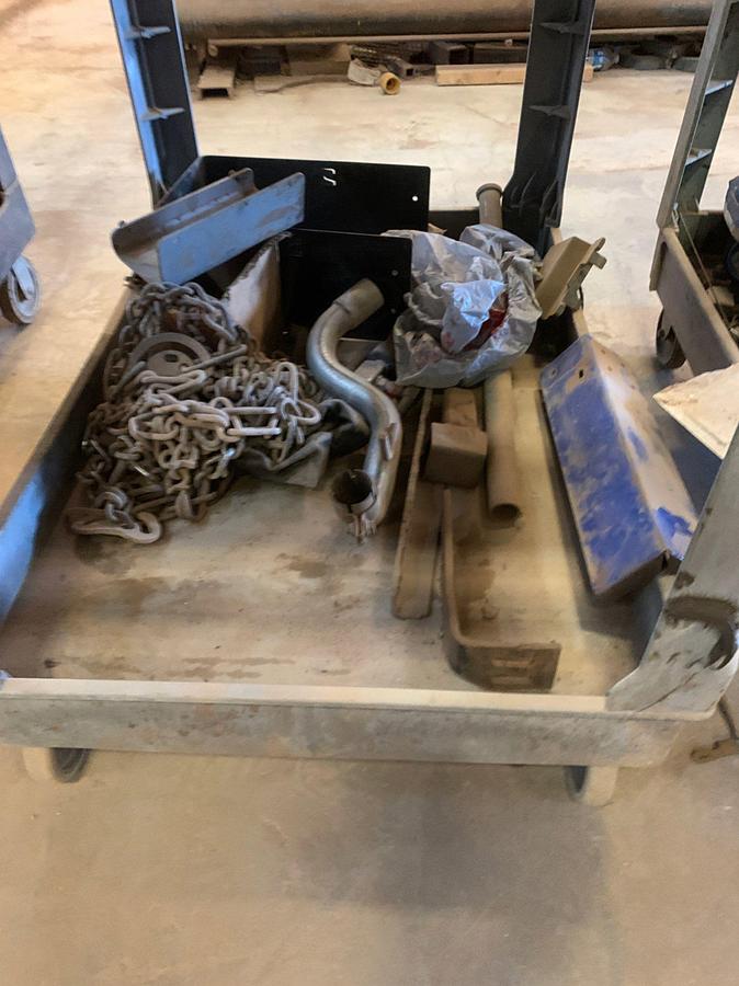 Used (3) Uline Rolling Tool Carts and all it’s Contents