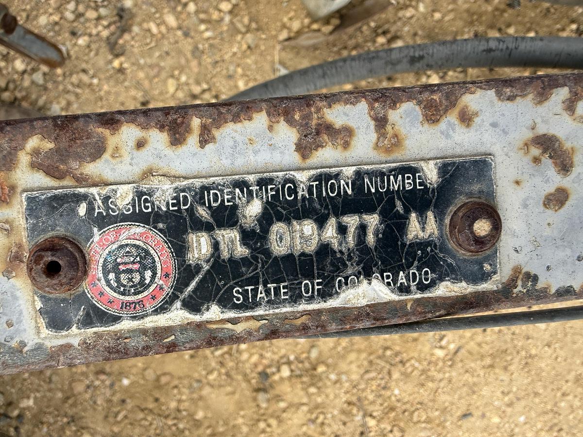 Used 2010 HMD 10’ T/A BUMPER PULL ACCUMULATOR TRAILER (INCOMP)