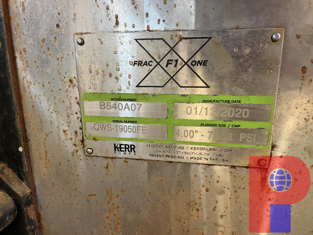 Used Kerr QWS 1,000HP Quintaplex Well Service Pump P/B: CAT C-32 Diesel Engine