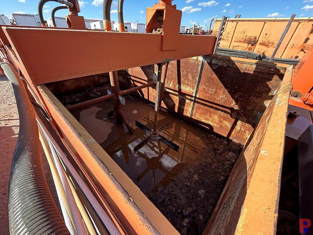 Used 12’ X 6’ X 4’ MIXING TANK W/ PERKINS DIESEL HPU