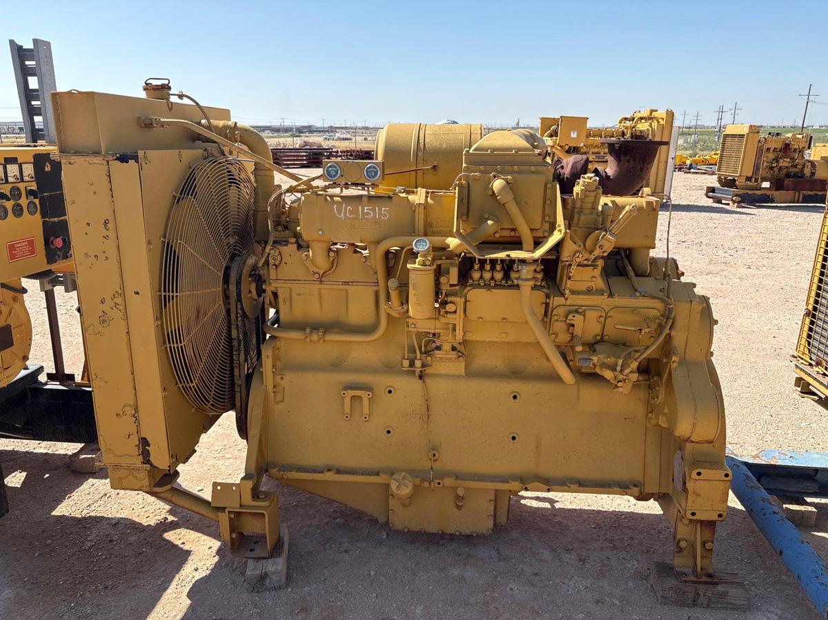 Used CAT D353E diesel engine w/ radiator