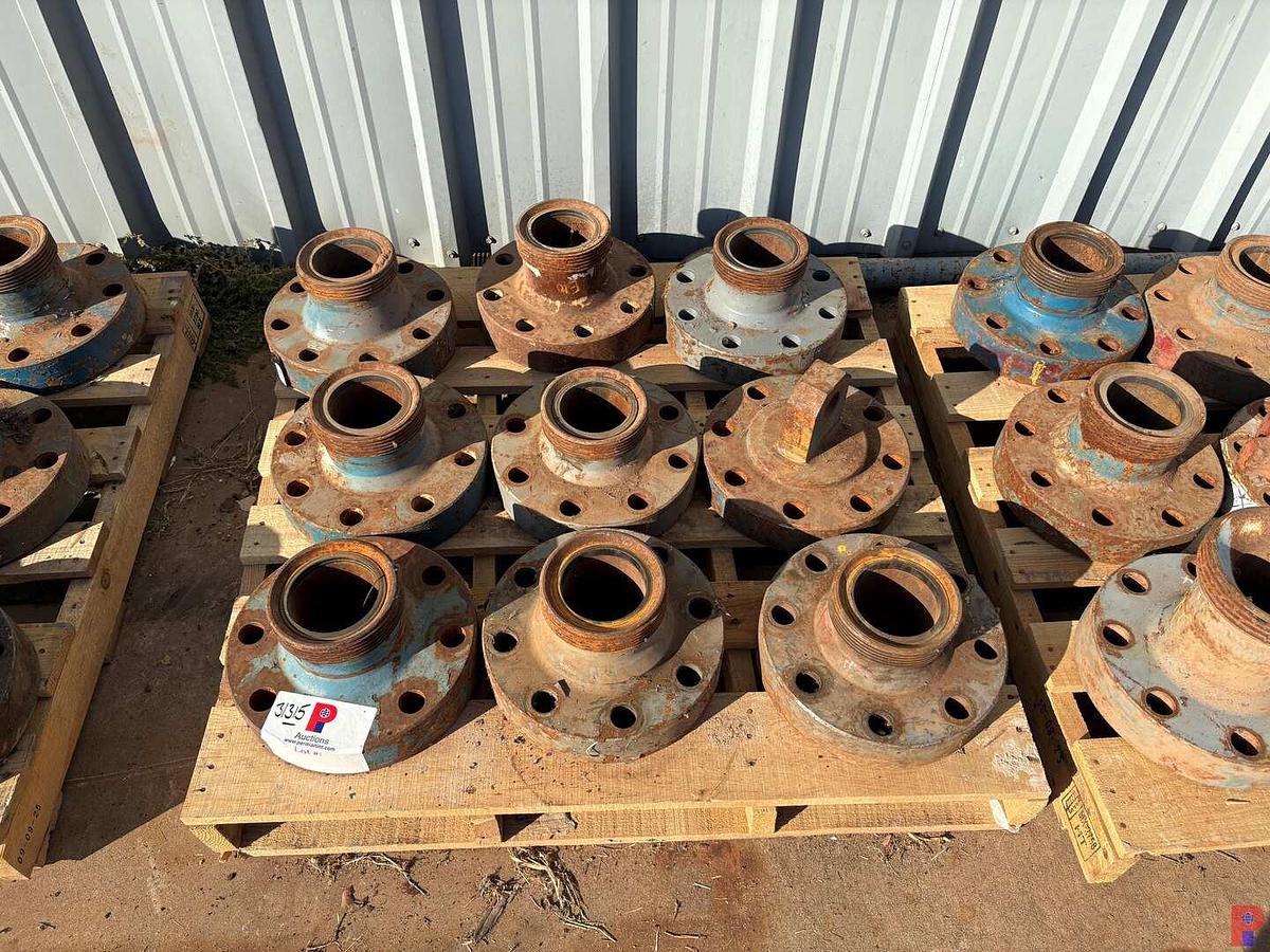 Used (9X$) (8) 4” WECO FLANGES (1) 4” LIFT FLANGE
