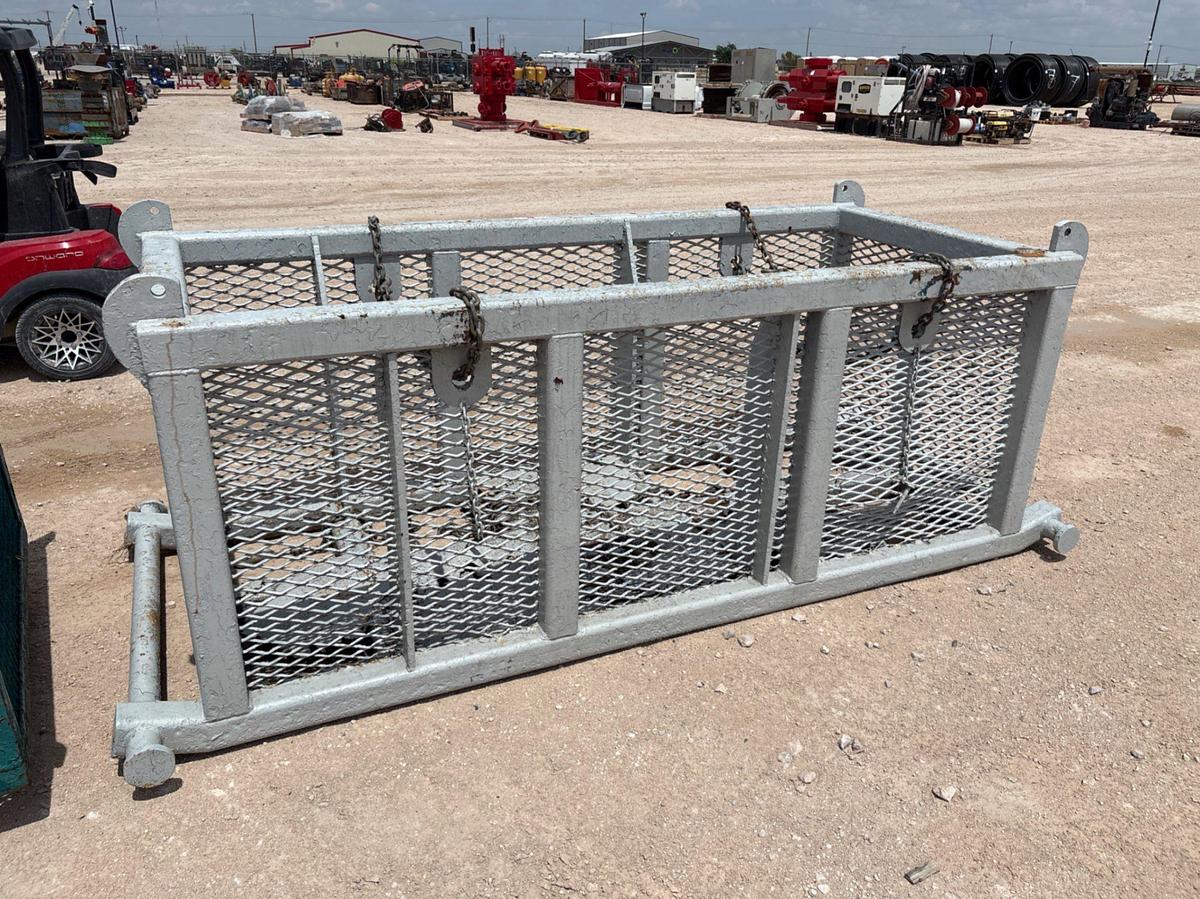 Used 9’ x 4’bx 3.5’ tool basket