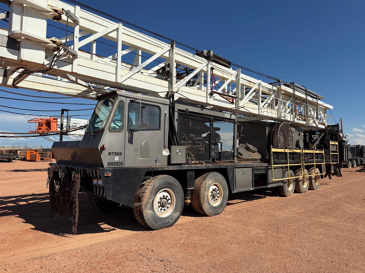Used 2006 TAYLOR C500 DD 104'-250K 5-AXLE WELL SERVICE WORKOVER RIG