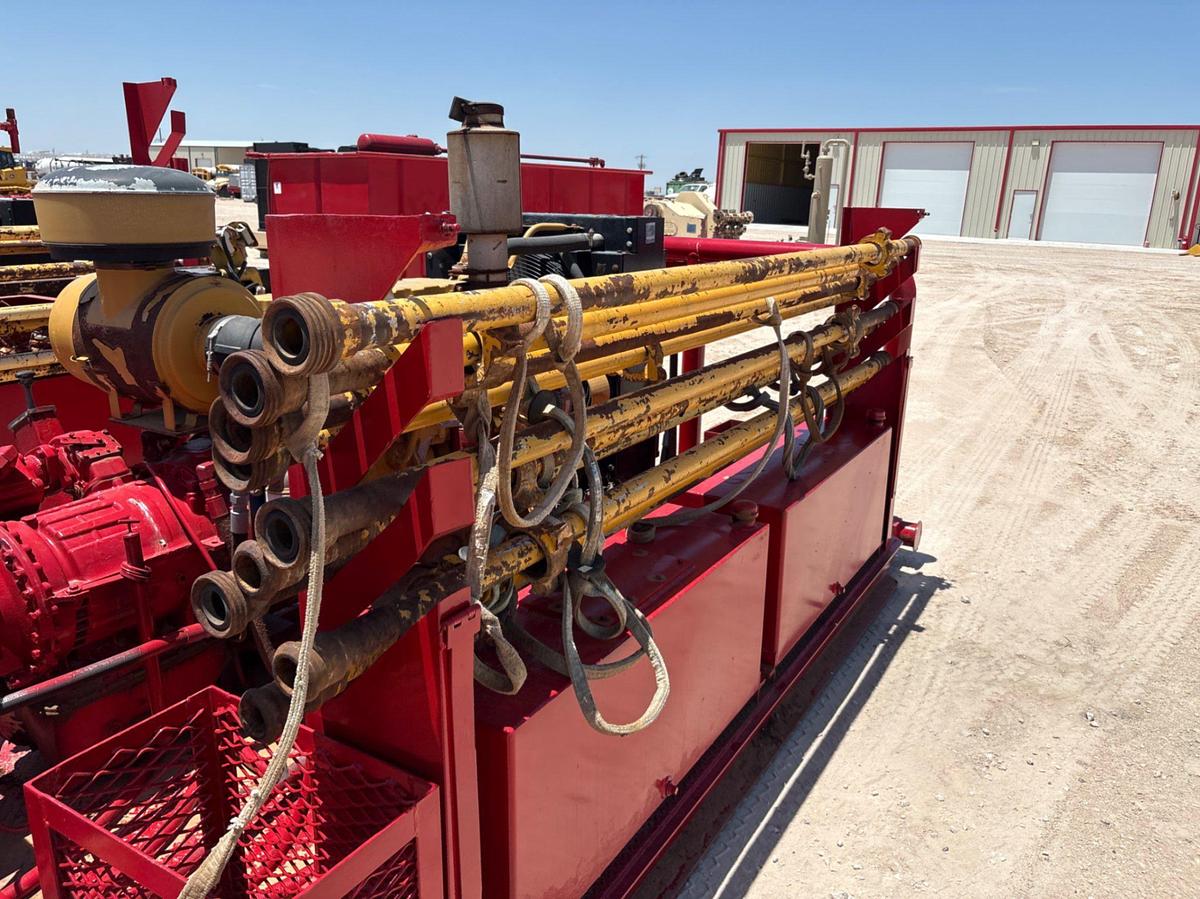 Used NOV 200T/JWS-340 pump unit, skidded