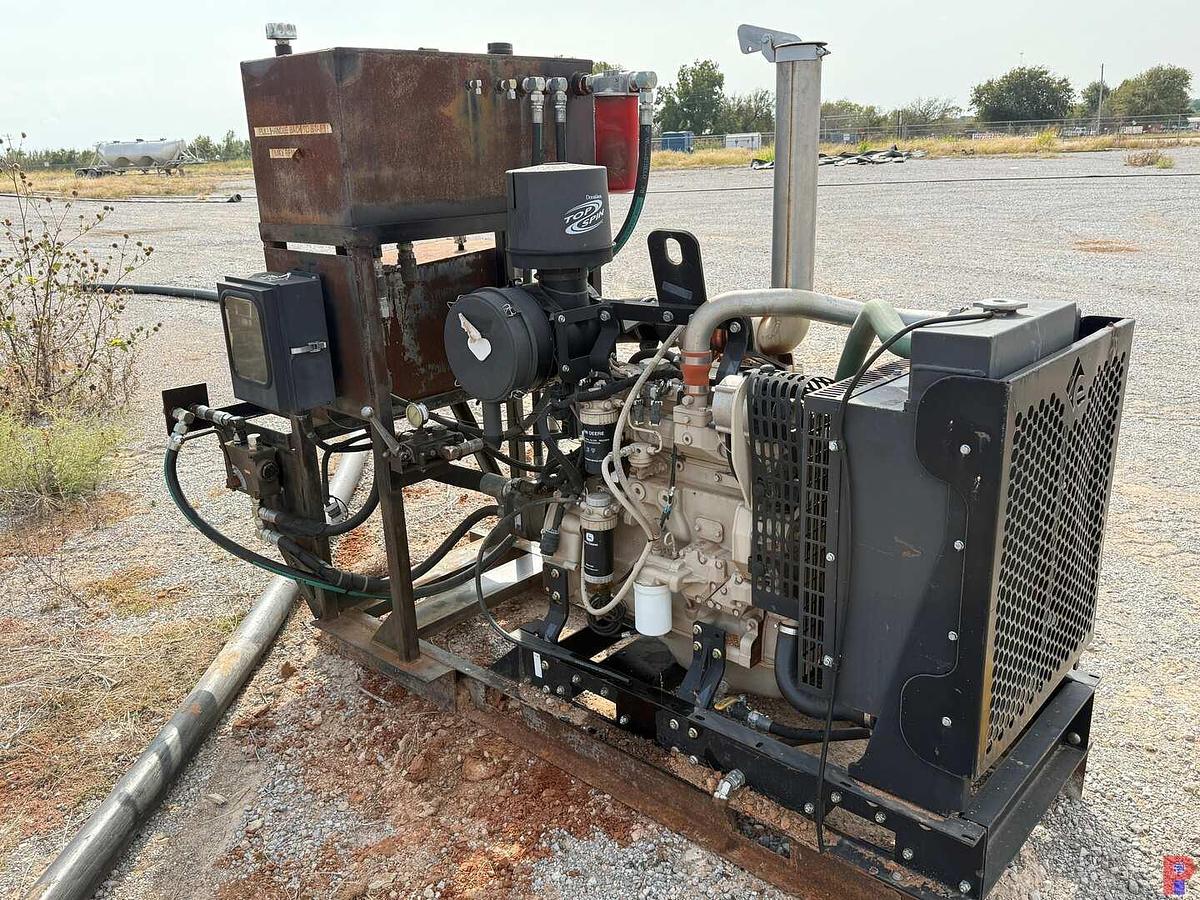 Used JOHN DEERE 4045HF285 4.5L HYDRAULIC POWER UNIT SKIDDED
