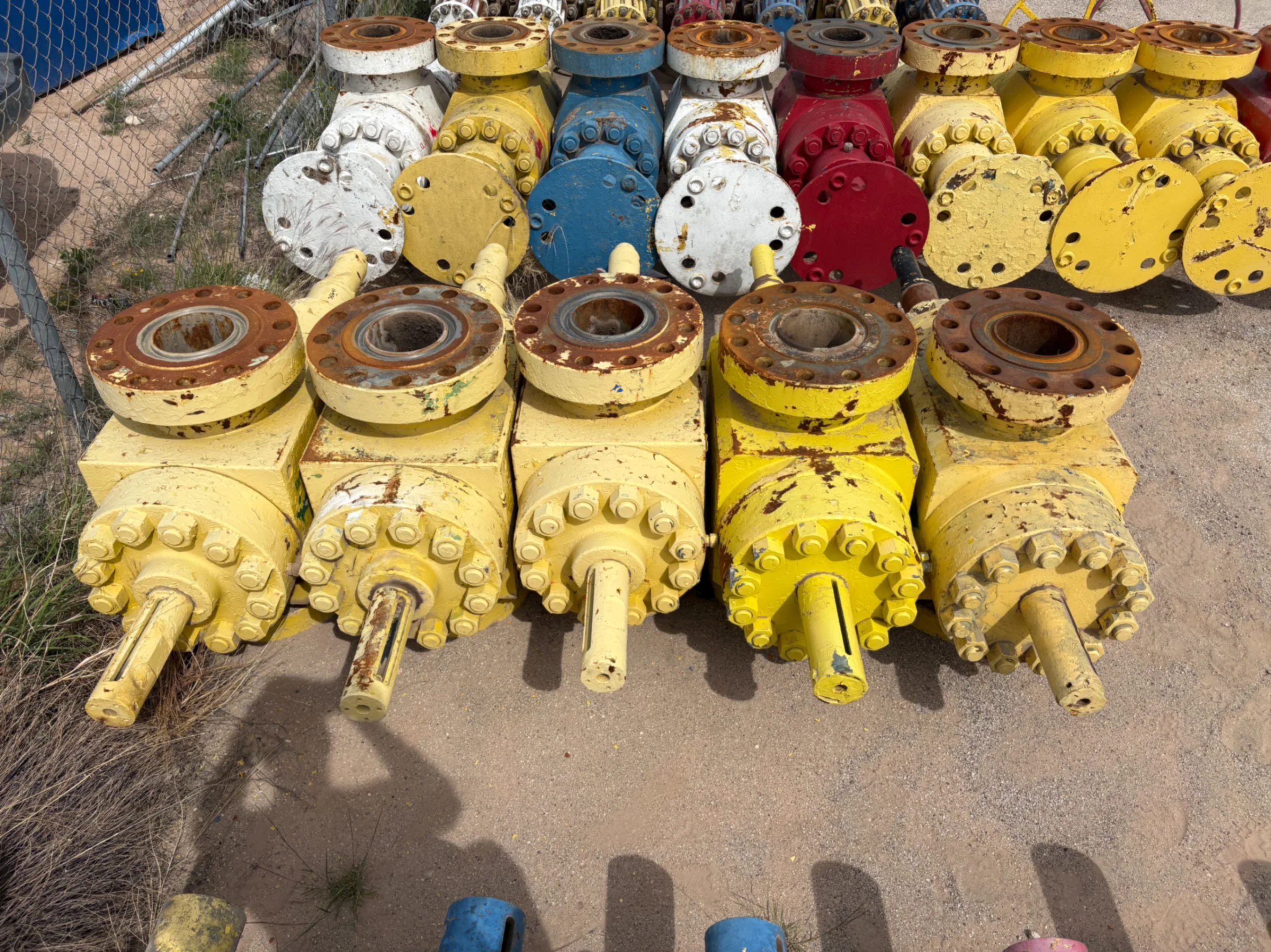 Used (5x$) (5) 7-1/16” frac valves