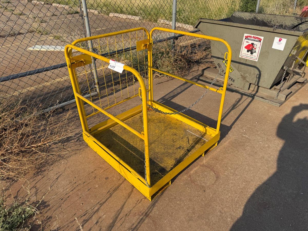 Used 3x3 Forklift man basket
