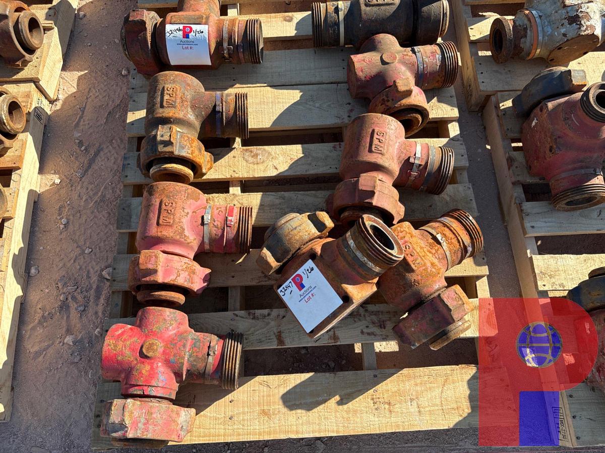 Used (7) SPM 3” 1502 90°/ELBOW FITTINGS