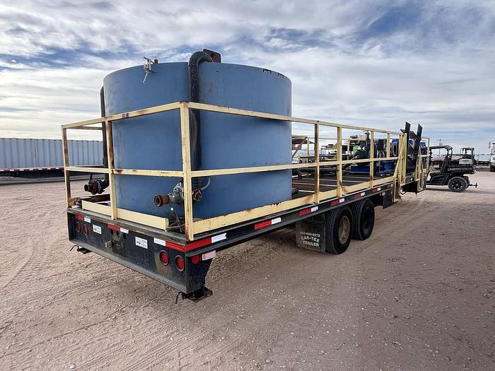 Used 40 BBL DIESEL POWERED MIXING UNIT MTD ON 30’X99” SHOP BUILT GOOSENECK TRAILER