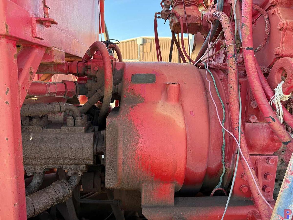 Used GEOQUIP 2,000 HP TRIPLEX FRAC PUMP P/B DETROIT 16V149TTIA ON T/A TRAILER