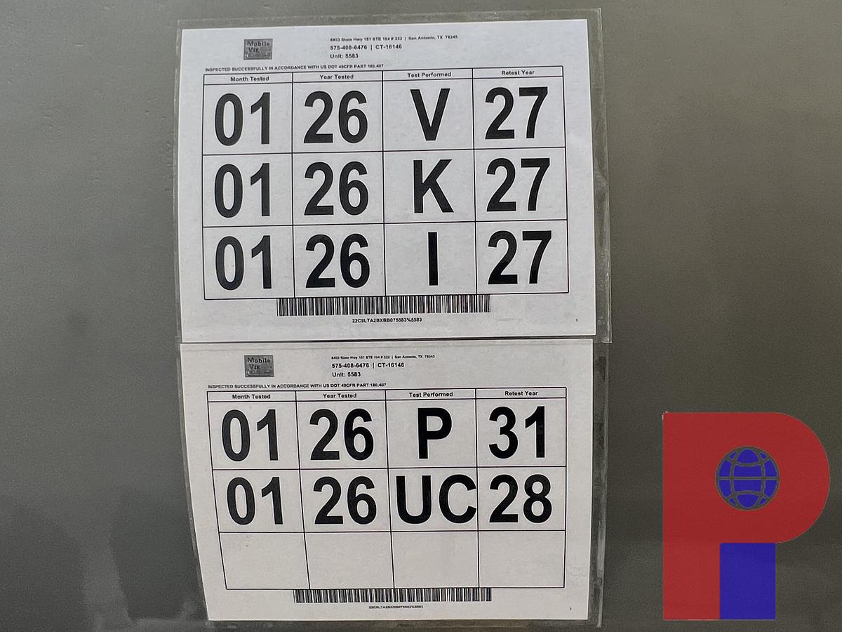 Used 2011 COMPTANK CORPORATION  5,500 GAL. T/A ACID TRANSPORT TRAILER  **FRESH VIK INSPECTION**