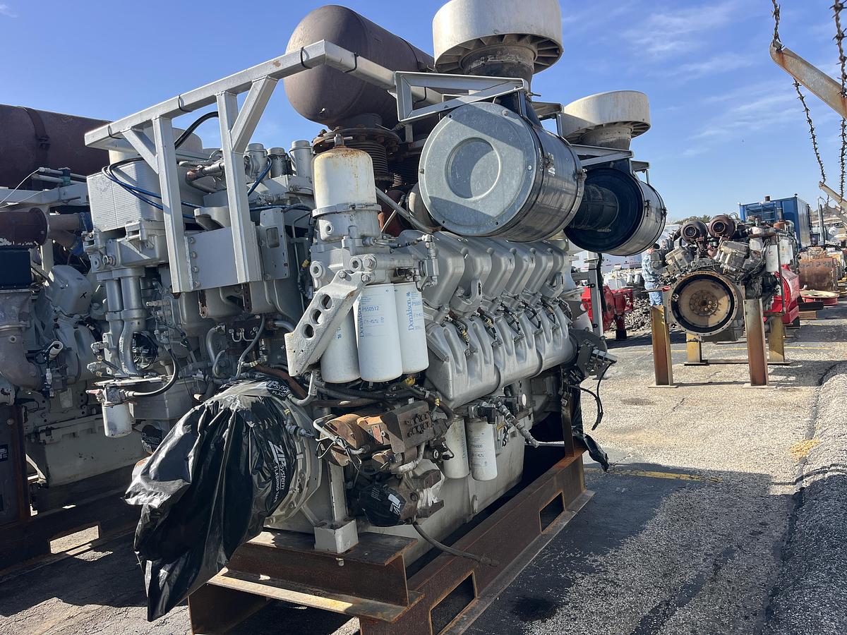 Used MTU 12V4000 2,250 HP FRAC PUMP DIESEL ENGINE