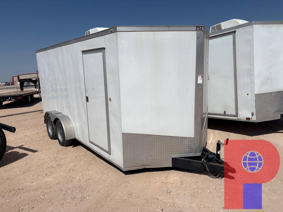 Used 2021 SPARTAN CARGO 16’ X 7’BT/A BUMPER PULL ENCLOSED TRIALER