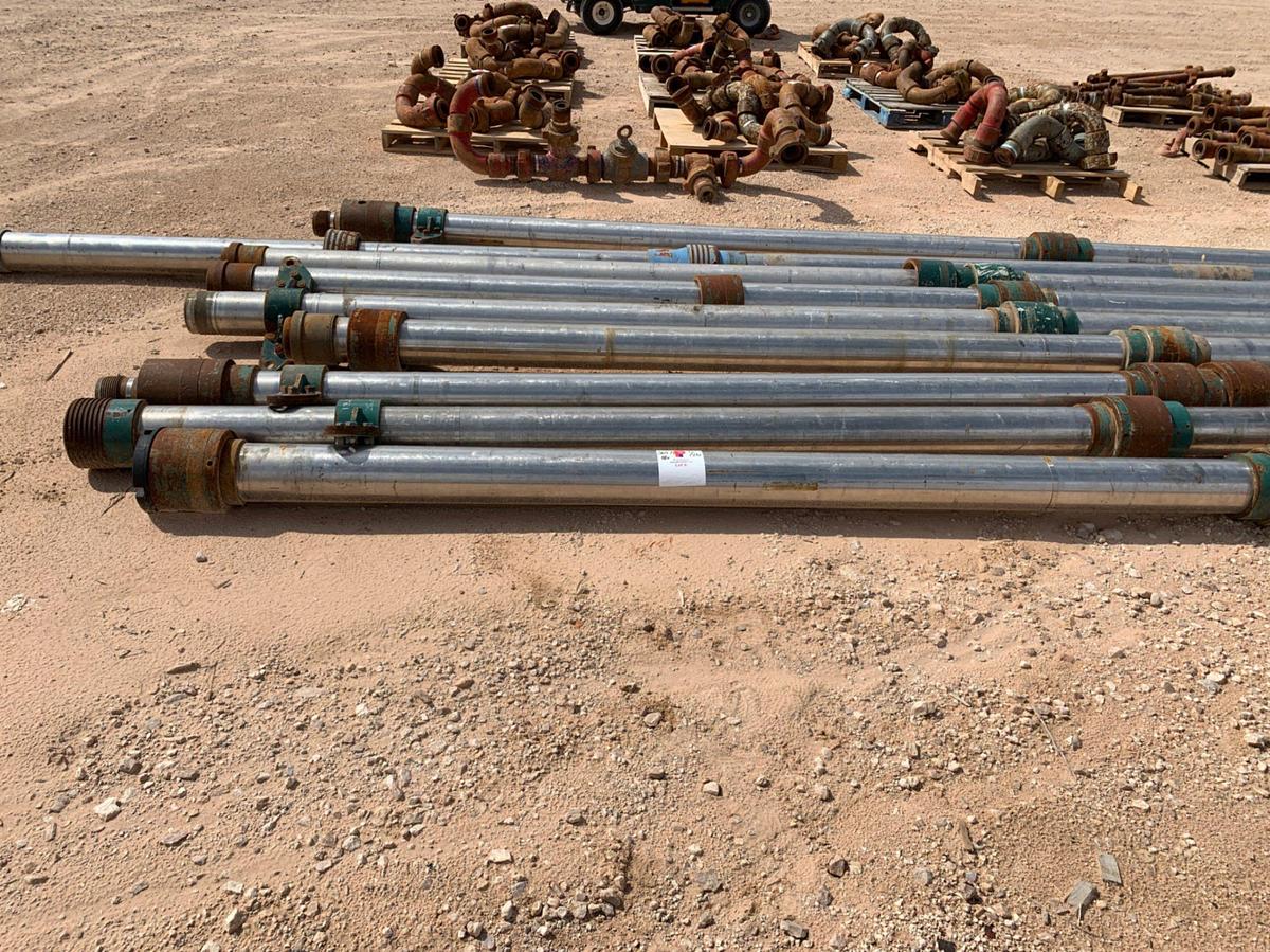 Used (18) 6” x 10' Stainless Wireline Lubricators