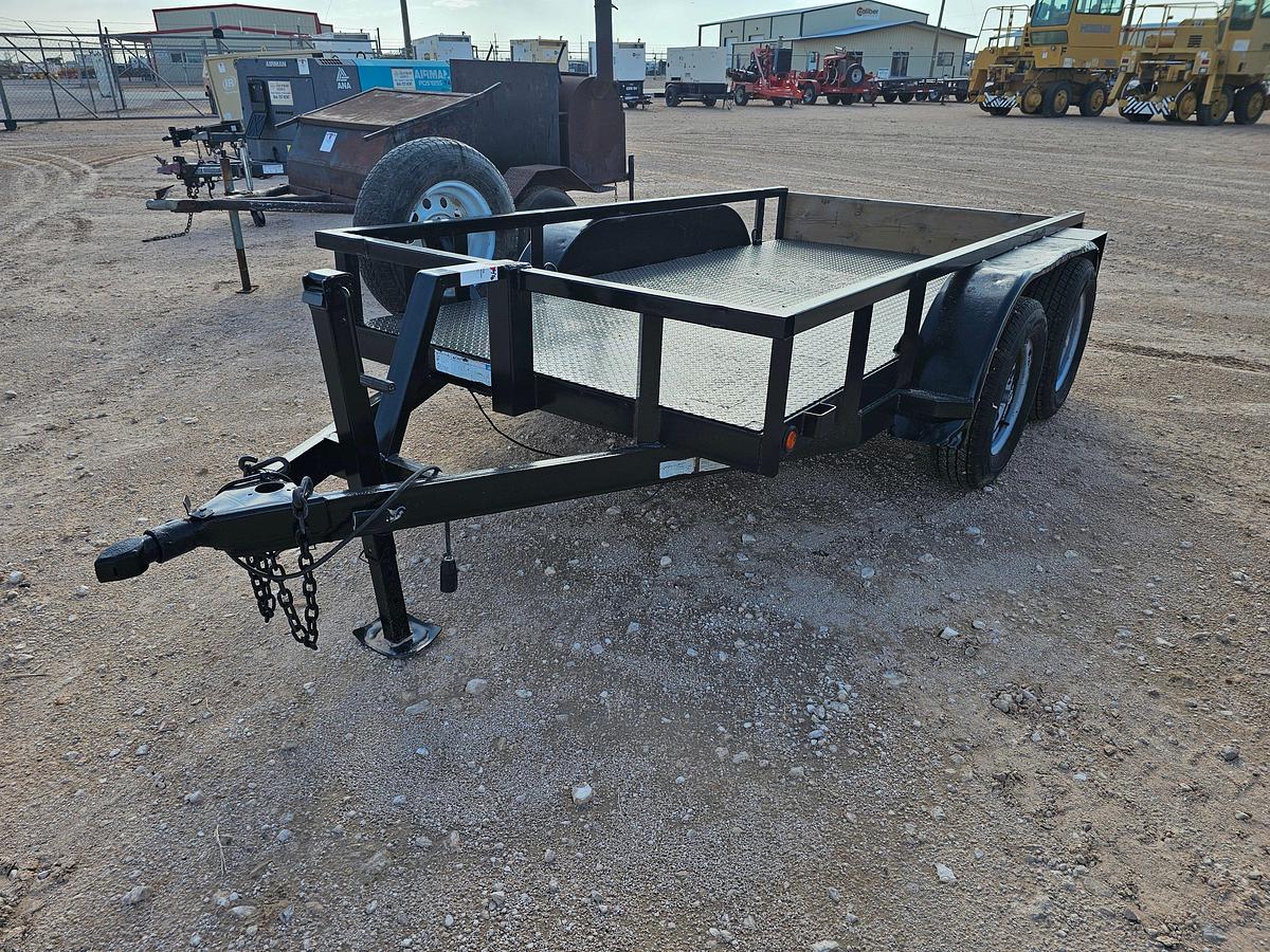 Used 2014 LAMAR TRAILERS 10’ X 5’ T/A BUMPER PULL UTILITY TRAILER