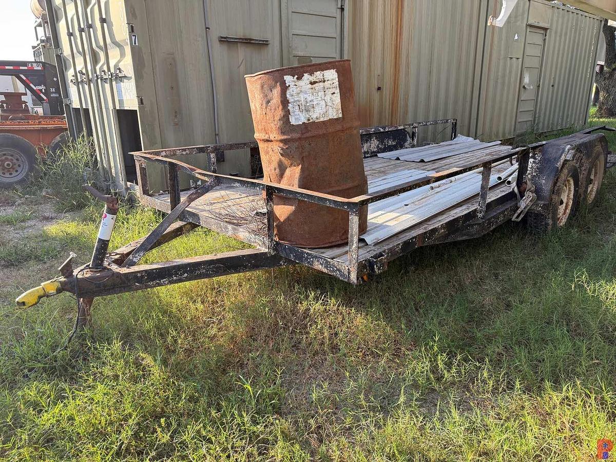 Used 16’ T/A BUMPER PULL UTILITY TRAILER