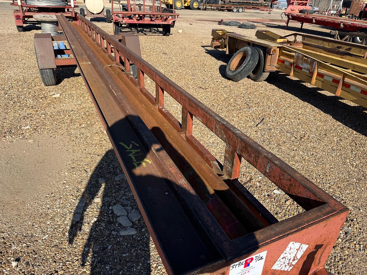 Used SHOP BUILT 30’  S/A BP PIPE TRAILER