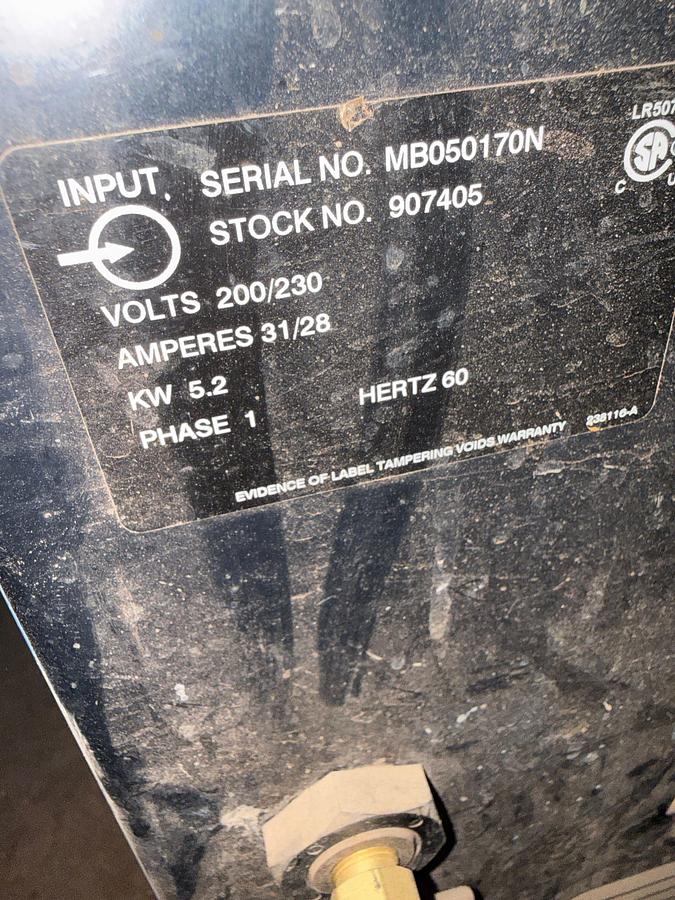 Used MILLERMATIC 212 AUTO-SET WIRE WELDER