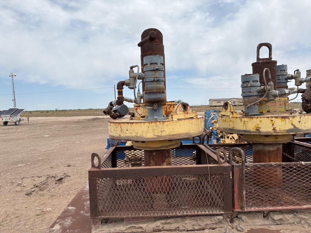 Used OWI 1500 Kelly spinner w/ transport basket