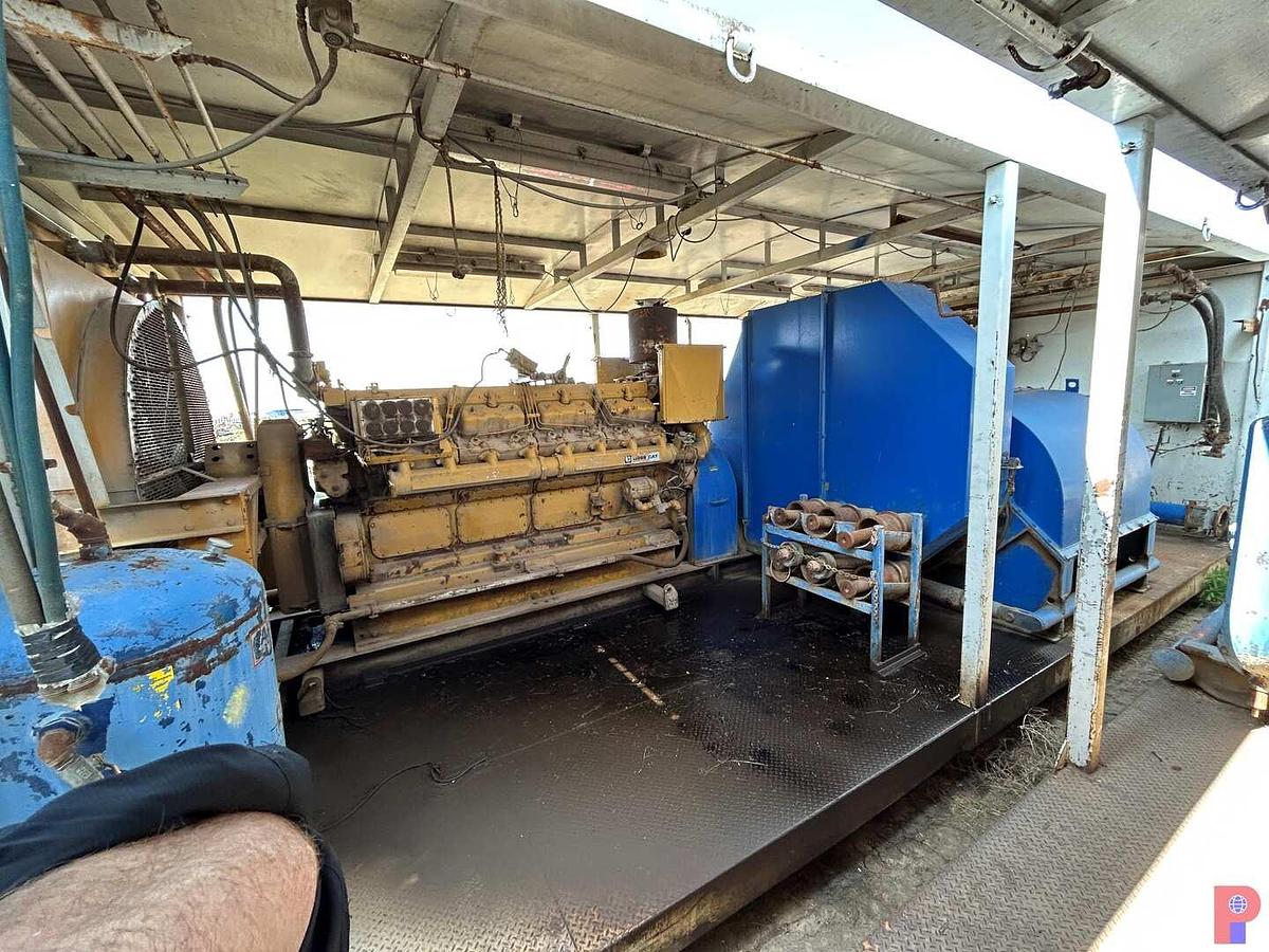 Used NATIONAL 10-P-130 TRIPLEX MUD PUMP P/B CATERPILLAR D399 ENGINE