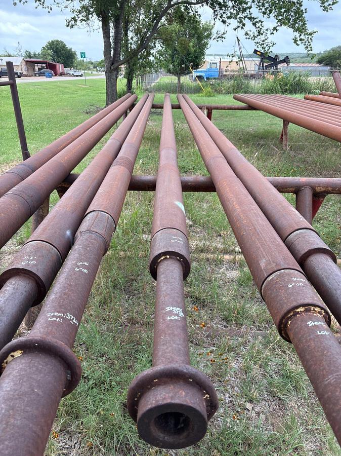 Used 6”OD x 2-3/8”ID x 30.75’L 4-1/2XH SLICK DRILL COLLAR