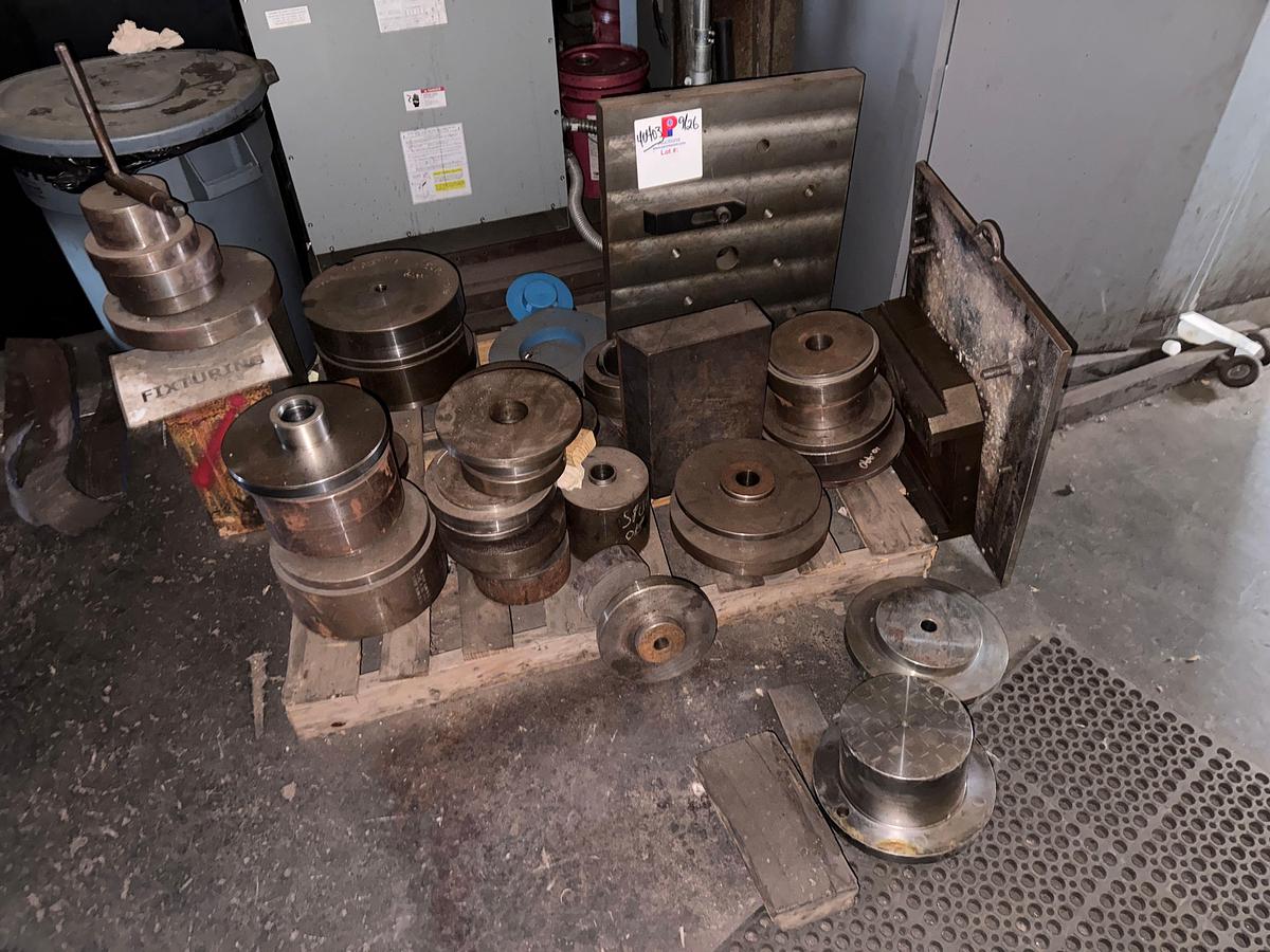 Used PALLET & FLOOR AREA OF MILLING MACHINE FIXTURES