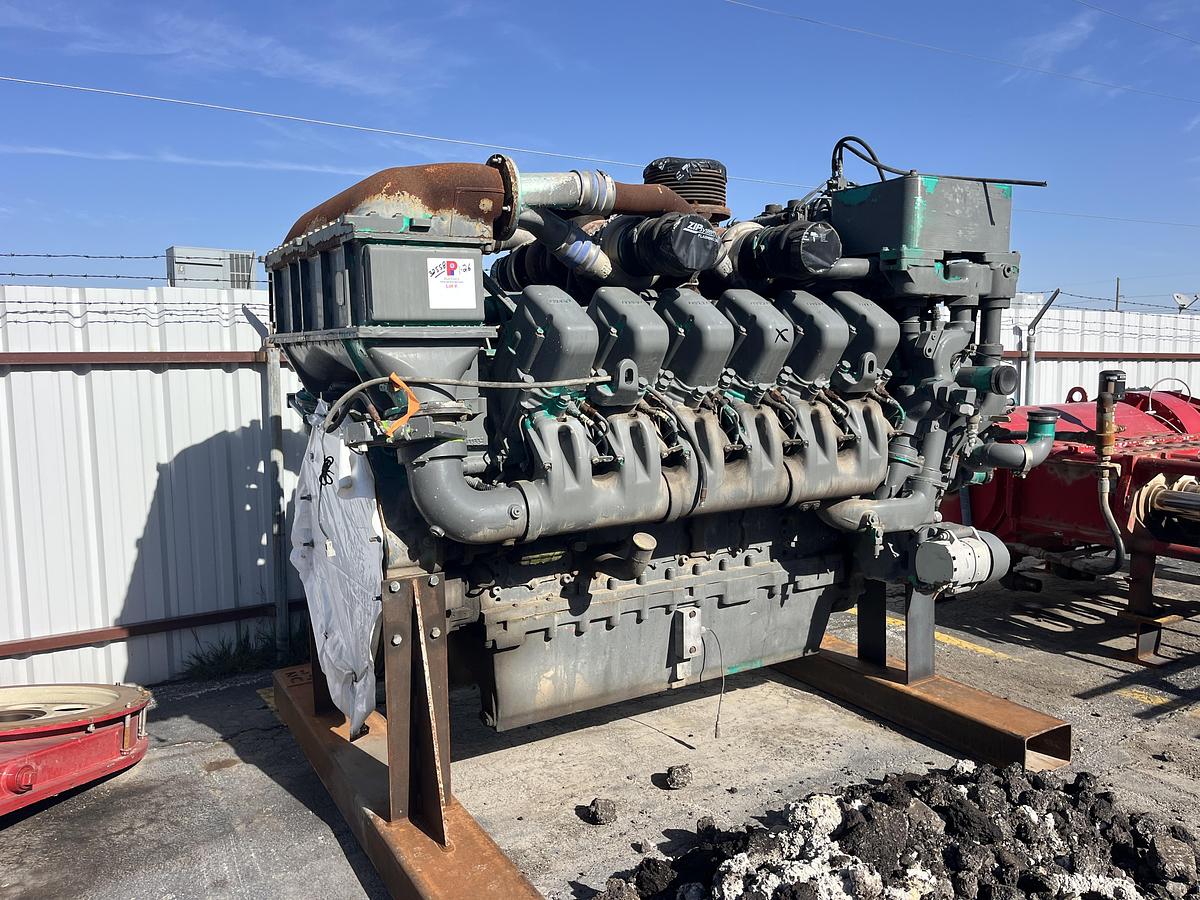 Used 2011 MTU 12V4000S83 2,250 HP FRAC PUMP DIESEL ENGINE