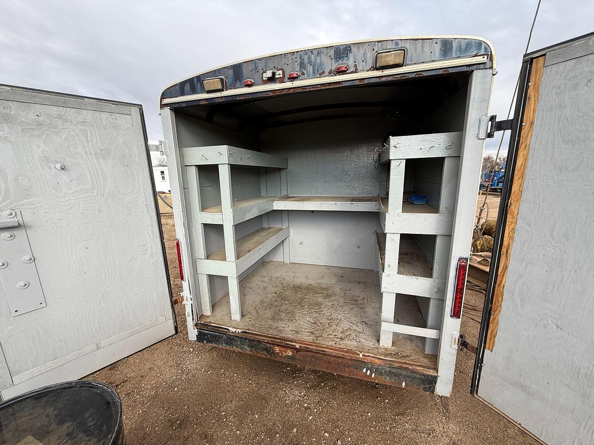 Used 2008 INTERSTATE CARGO 16’ X 84” T/A BP DOGHOUSE TRAILER