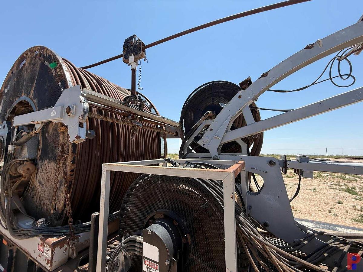 Used 2012 TOTAL EQUIPMENT AND SERVICE HYDRA RIG 580 15K 2” 4-AXLE COIL TUBING TRAILER