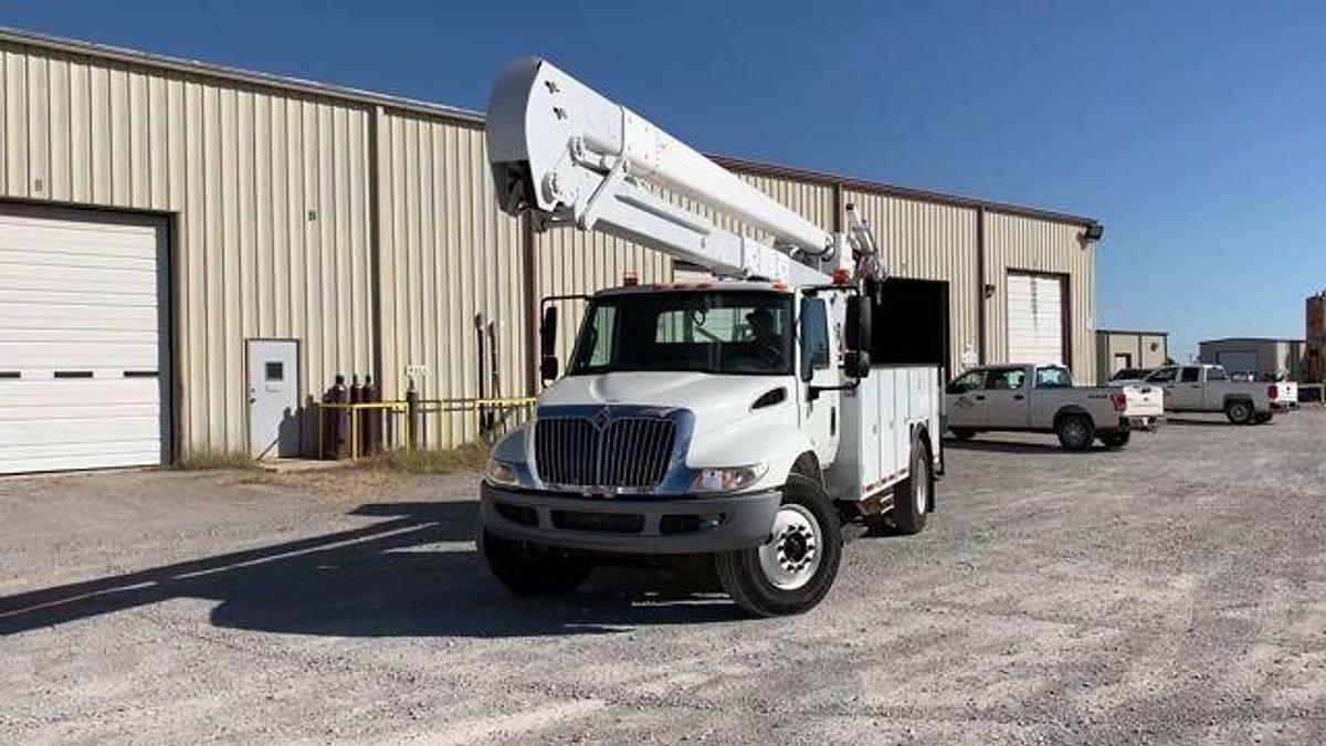 Used 2015 INTERNATIONAL DURASTAR 4300 HI-RANGER 5TC-55 BUCKET TRUCK