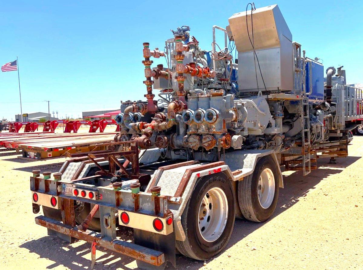 Used 2010 Serva TPH-400 DOUBLE PUMPER CEMENTING TRAILER