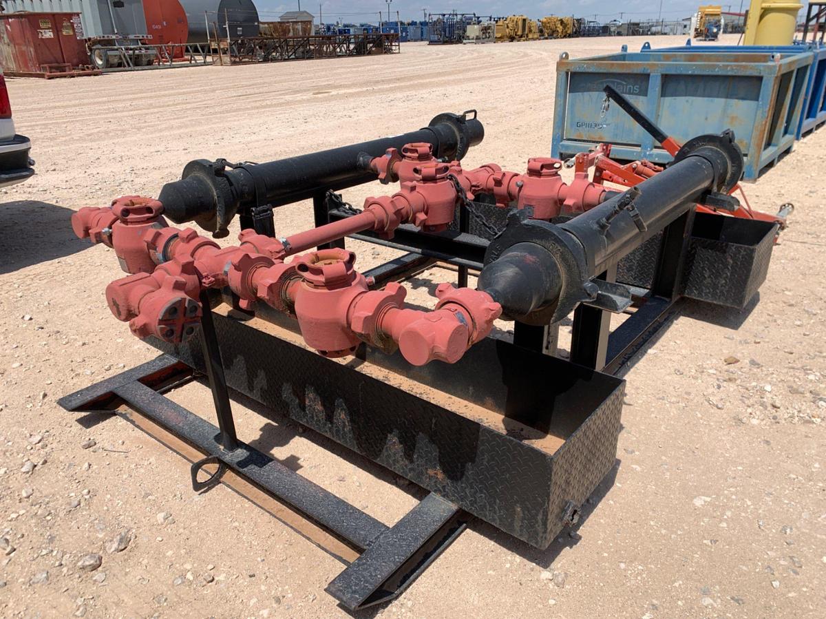Used 4” to 2” Skidded Choke Manifold