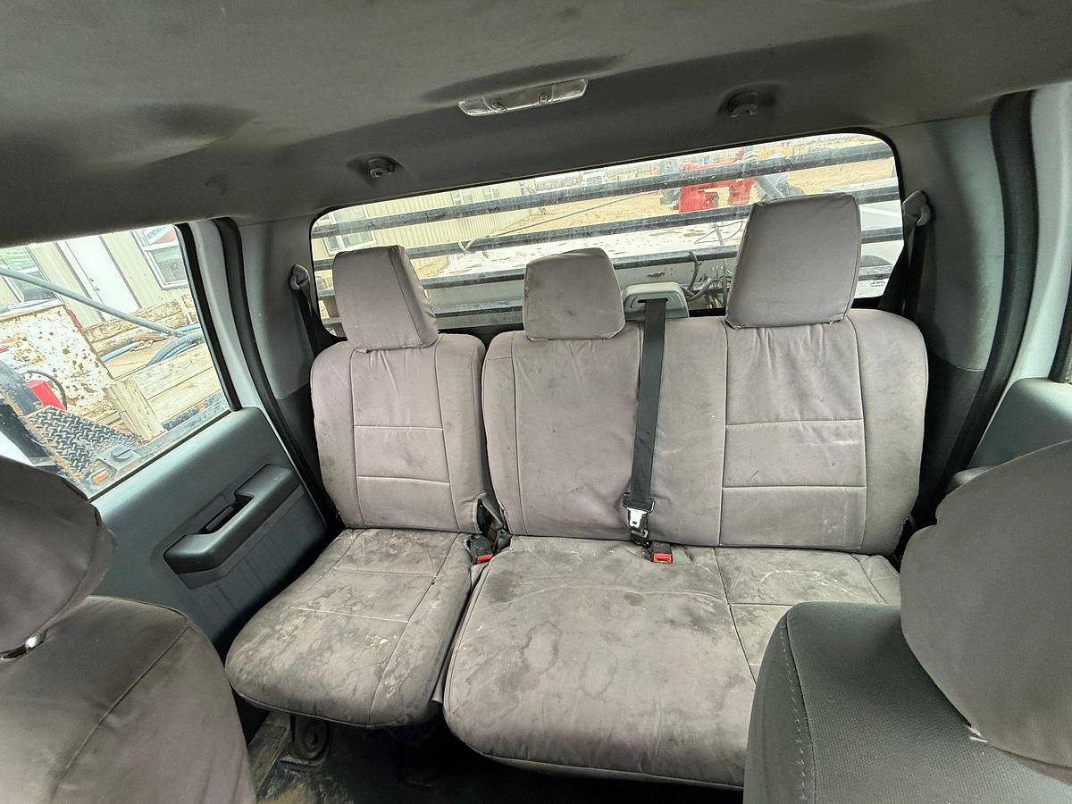 Used 2012 FORD F-350 XL 4X4 FLATBED CREW TRUCK