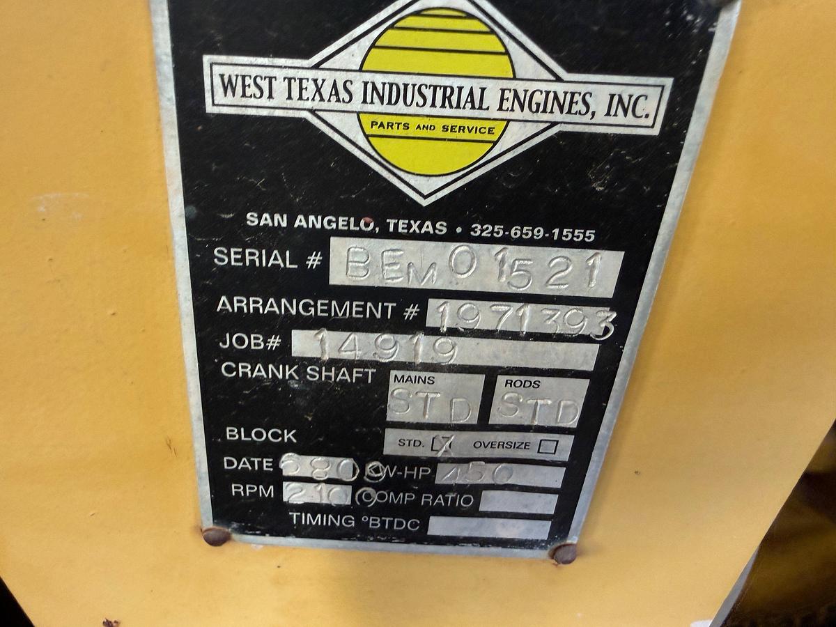 Used (2009 REBUILT) CATERPILLAR C-15 POWER UNIT, SKIDDED