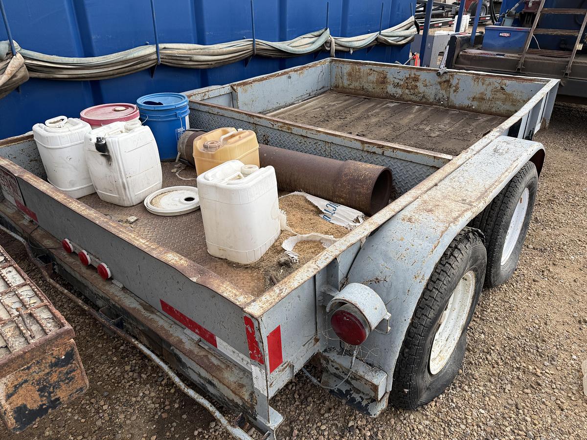 Used 1996 BIG TEX 10’ T/A BUMPER PULL UTILITY TRAILER