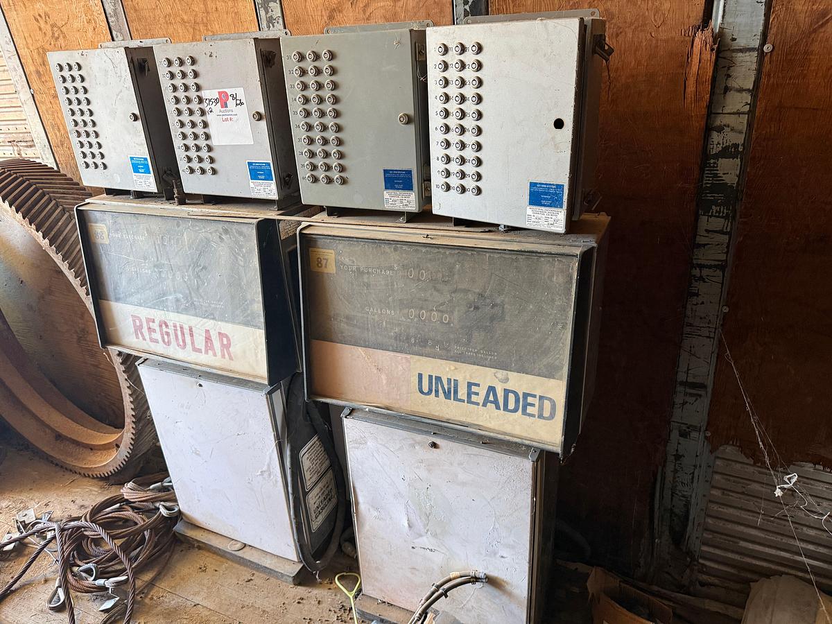 Used (2) GILBARCO MODEL 154-110-014 REGULAR UNLEADED M