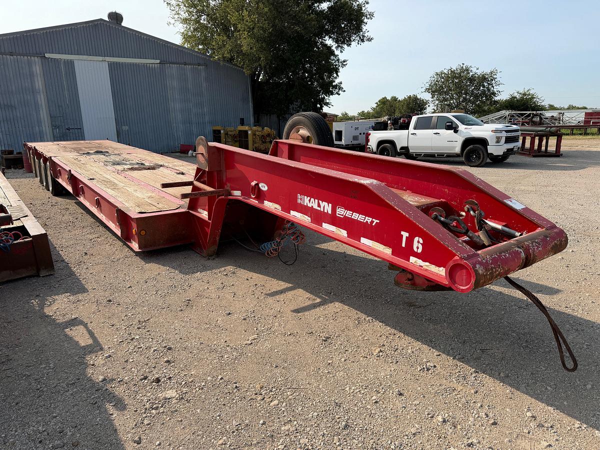 Used 2007 KALYN SIEBERT 53’ X 102” 4-AXLE 60 TON LOWBOY TRAILER