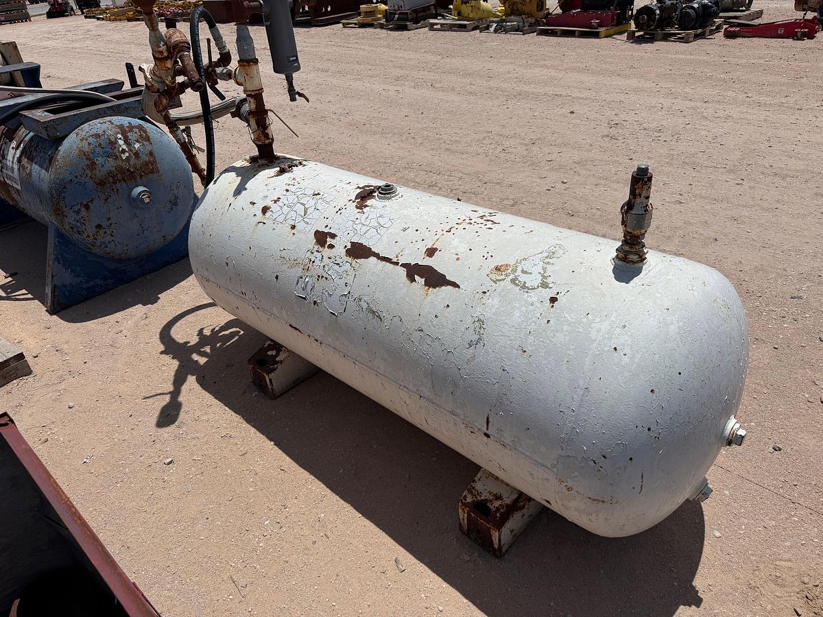 Used (2) STEEL AIR TANKS (1) 220 GAL & (1) 240 GAL