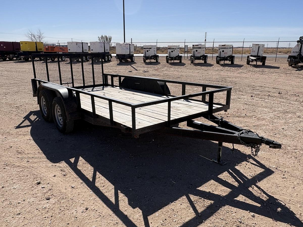 Used 2021 14’ x 6.5’ T/A BUMPER PULL UTILITY TRAILER