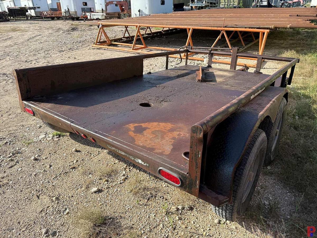 Used 14’ X 83” T/A STEEL BED BUMPER PULL UTILITY TRAILER