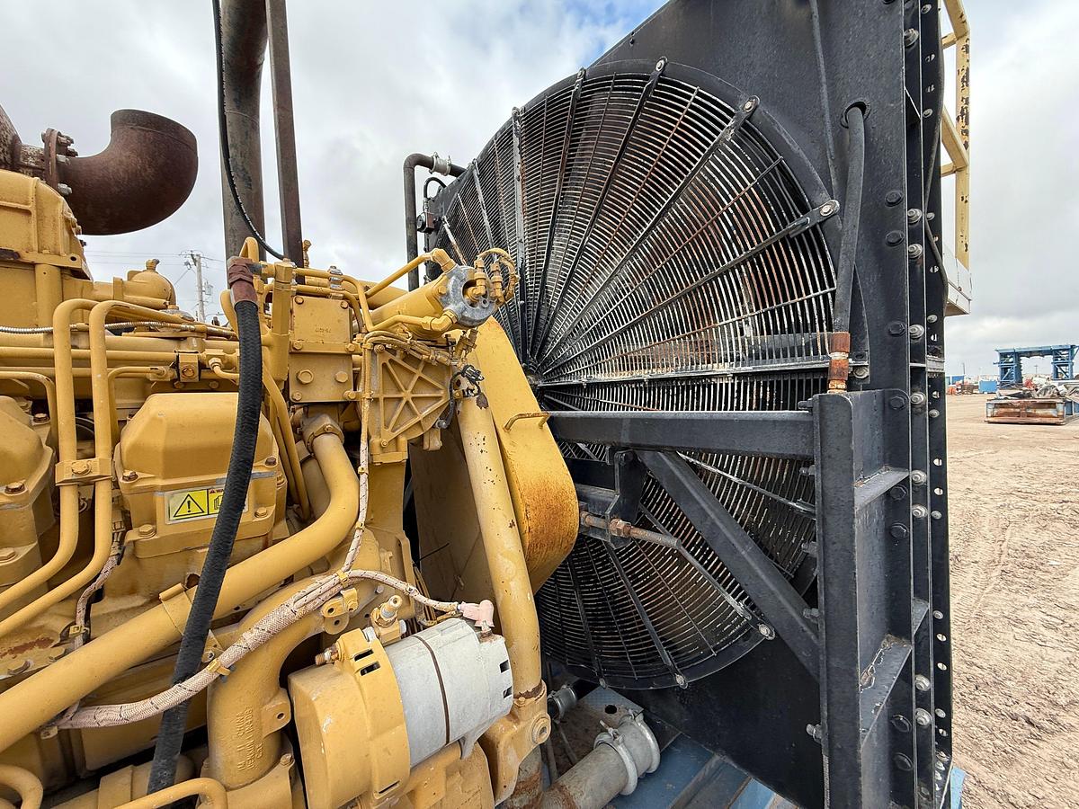 Used 2011 GARDNER DENVER PZ11 TRIPLEX DRILLING MUD PUMP P/B CATERPILLAR 3512, SKIDDED