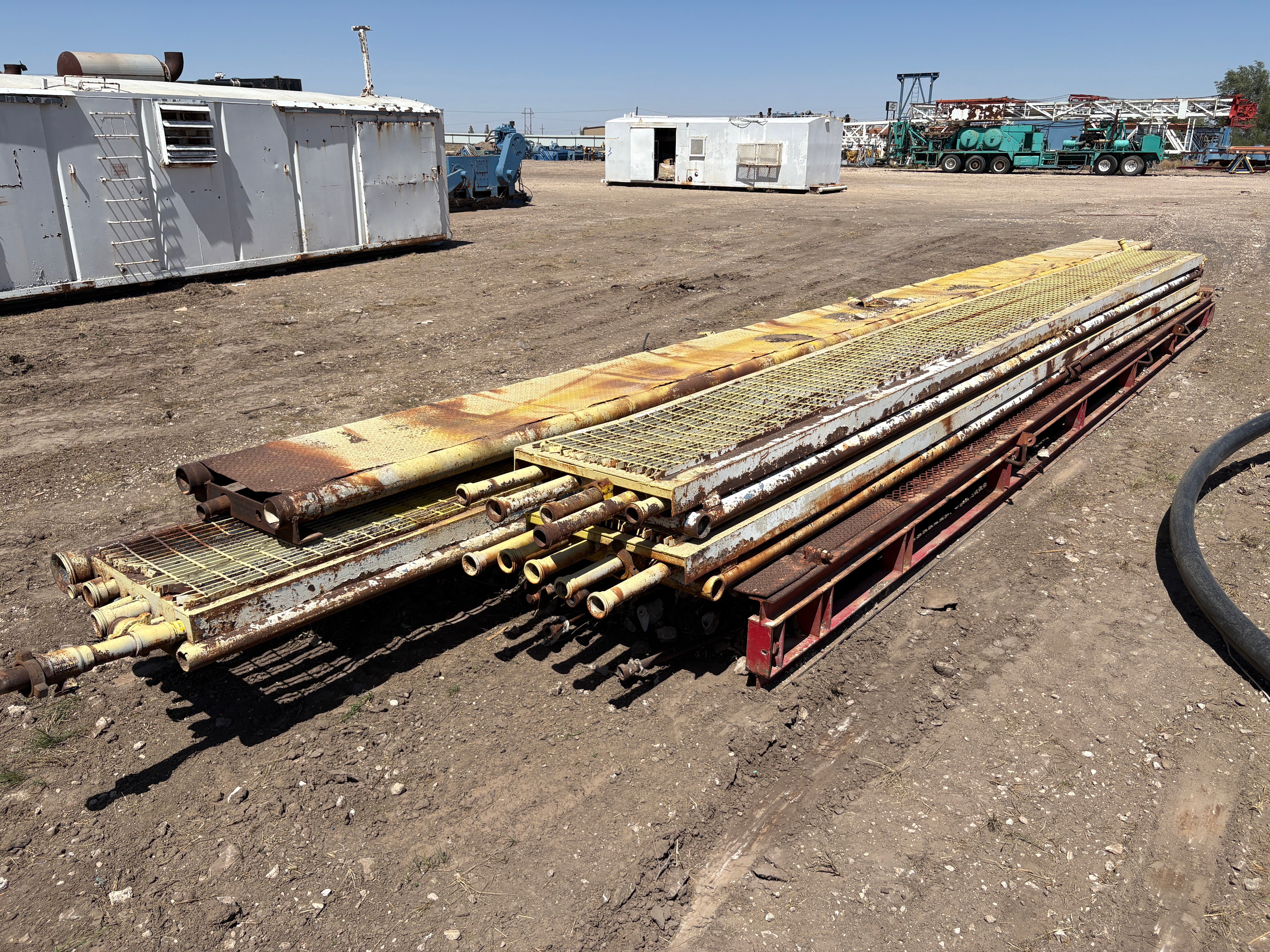 Used (6 x $) (6) assorted hose & cable bridges