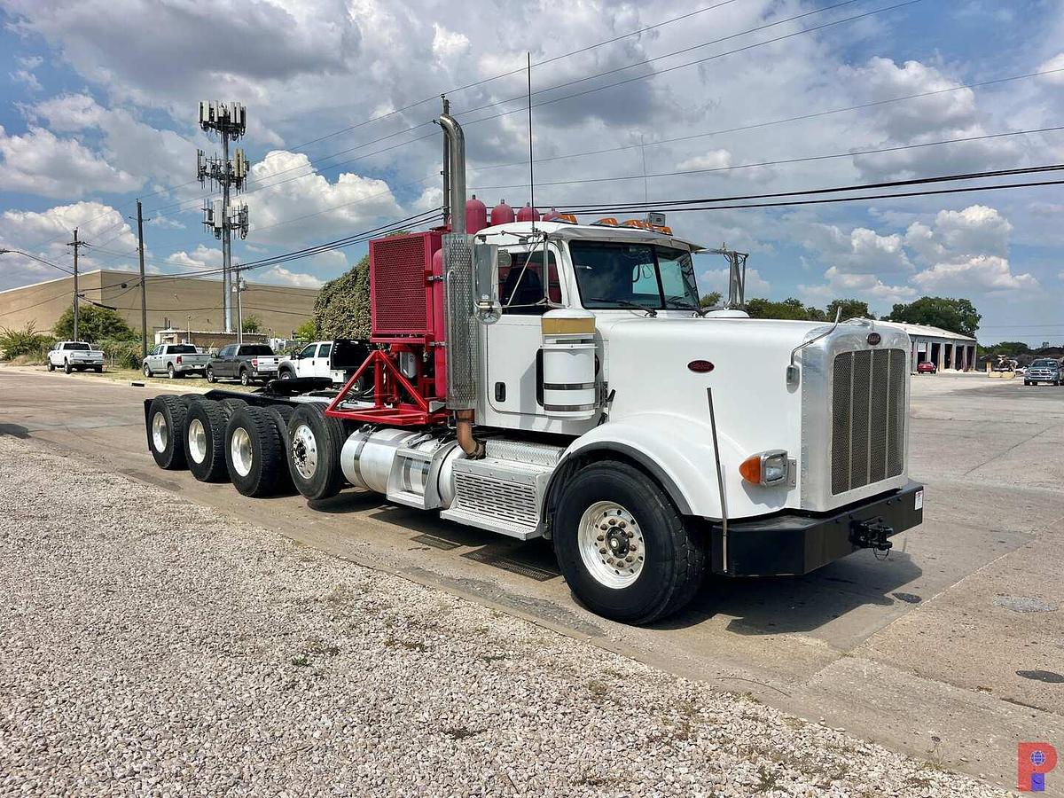 Used 2011 PETERBILT 367 TRI DRIVE 4-AXLE COIL TUBING HEAVY HAUL TRUCK