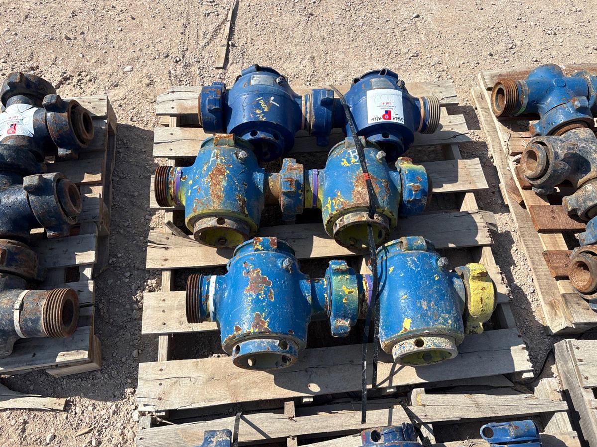 Used (6x$) 3” 1502 plug valves