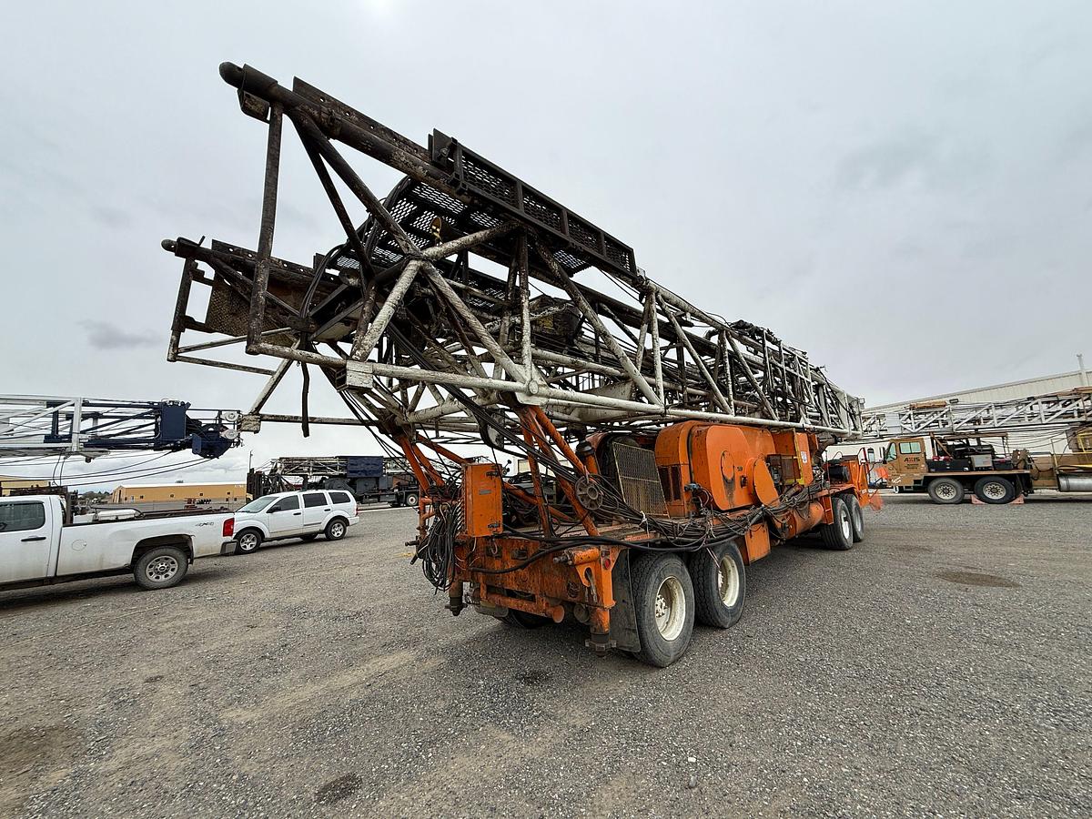 Used 1984 FRANKS MOBILRIG 300 1287/160 DD 96’-215K 4-AXLE WELL SERVICE WORKOVER RIG