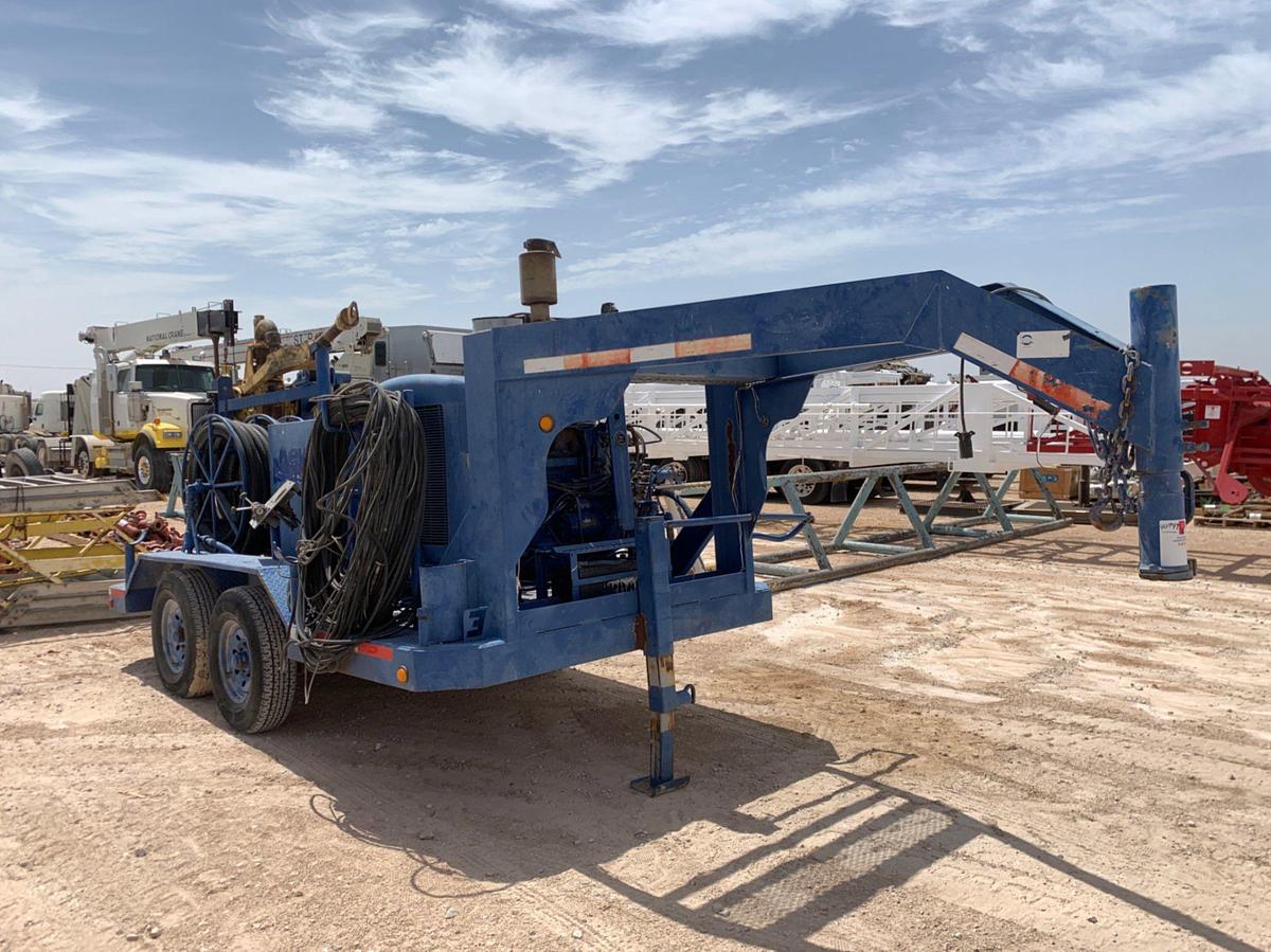 Used BOWEN 2.5 85ton HYDRAULIC POWER SWIVEL GOOSENECK TRAILER