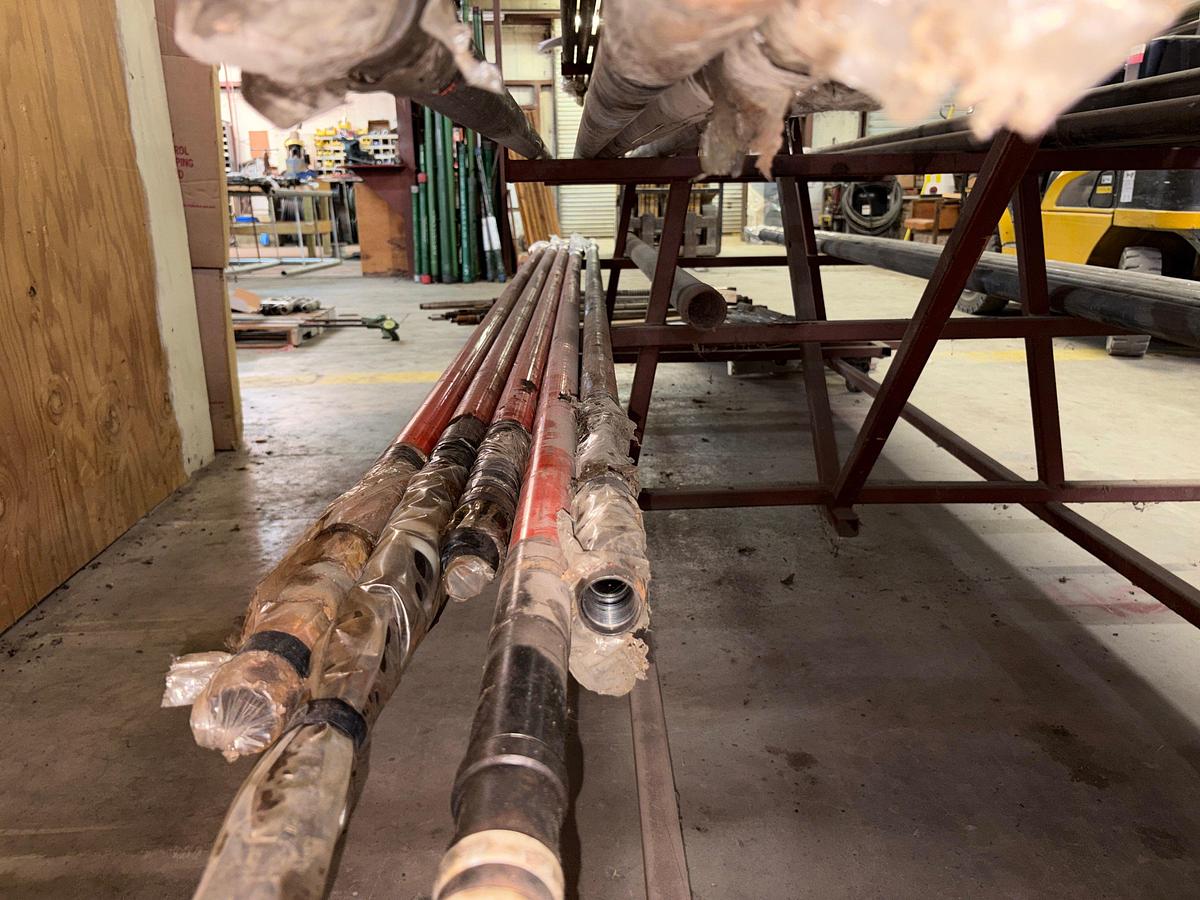 Used 2” x 1-1/2” x 10’ 20WD flexrite ring, CS parts rod