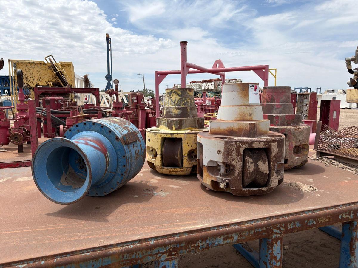 Used (3) Kelley bushings & (1) cat head winch